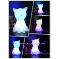 Chats en forme de jouets lumineux de nuit pour enfants